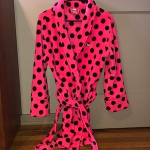Xs/s PINK Polka dot robe